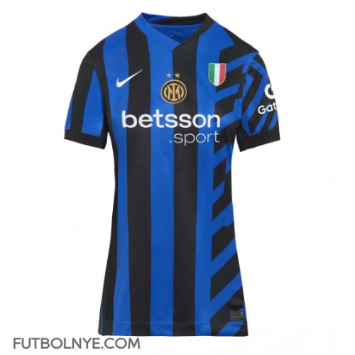 Camiseta Inter Milan Primera Equipación para mujer 2024-25 manga corta